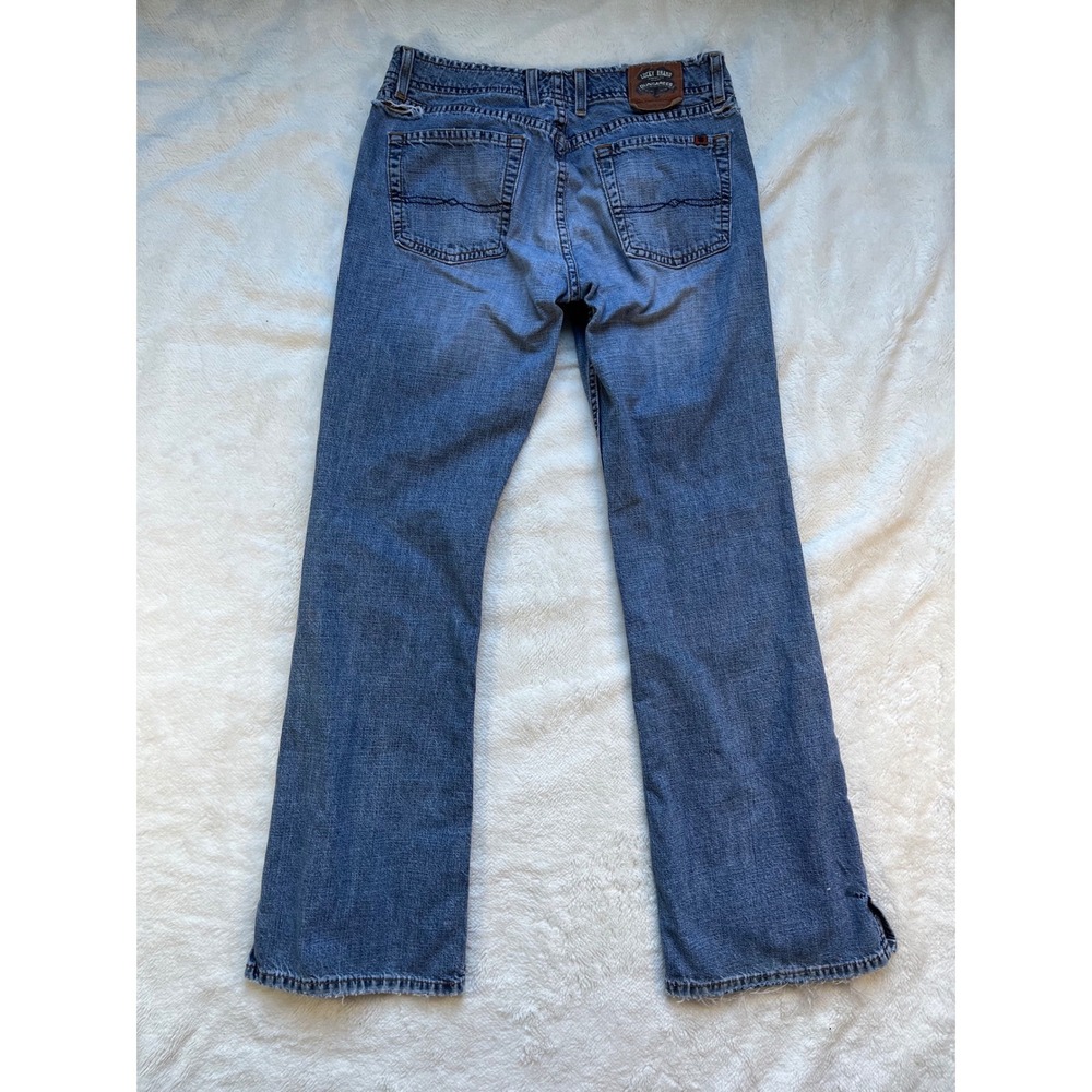 Lucky Brand Dungarees Jeans Womens Blue Bootcut Mid Rise. Size 4 27 - Picture 9 of 11